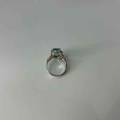 Majestic blue Topaz ring